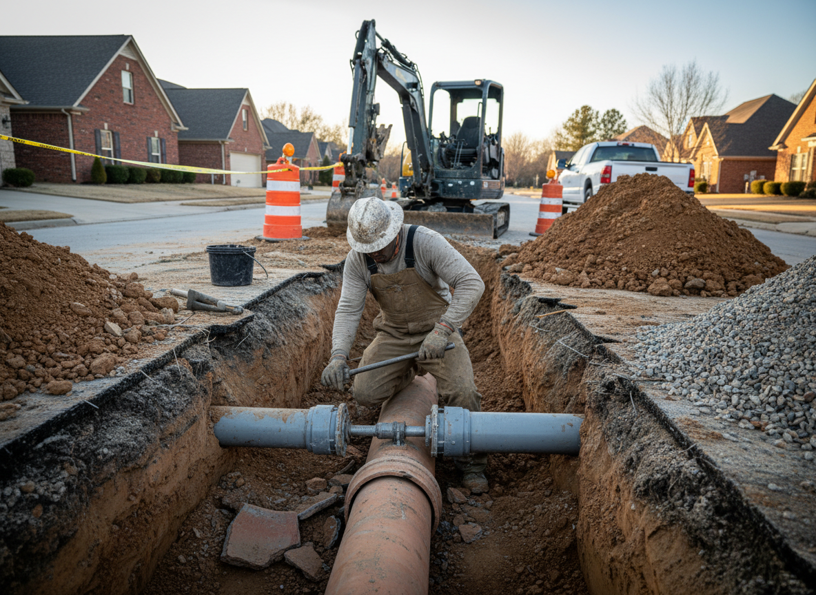 Emergency Sewer Line Repair in Southaven, MS