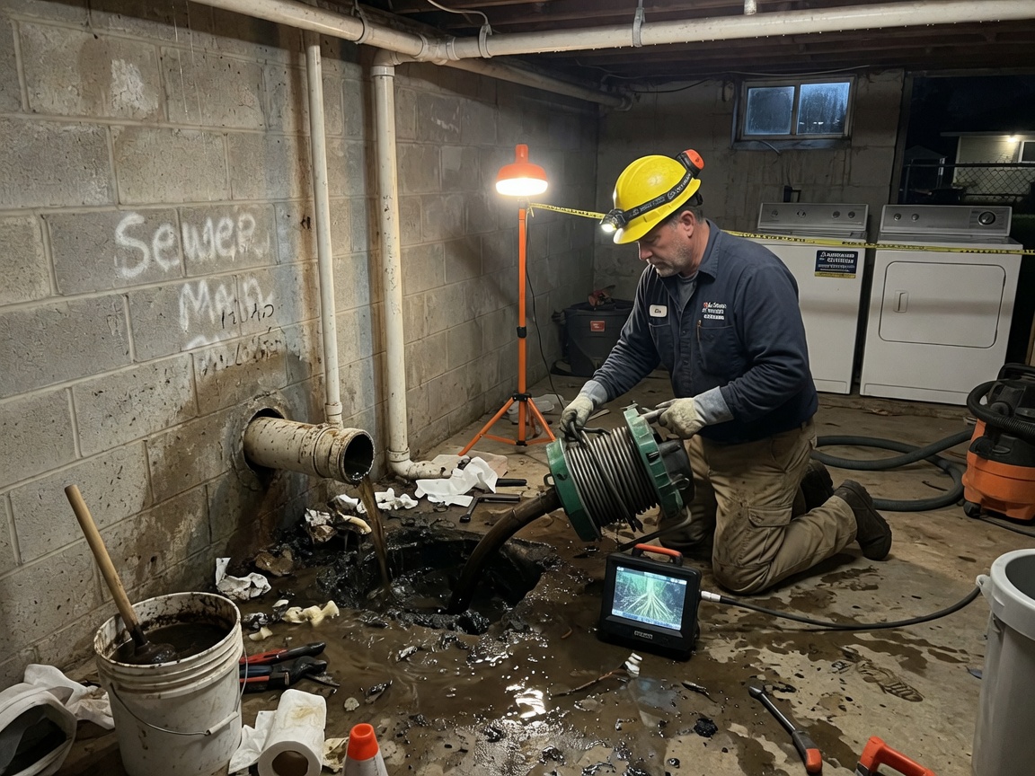 Recurring Sewer Line Backups in Southaven, MS