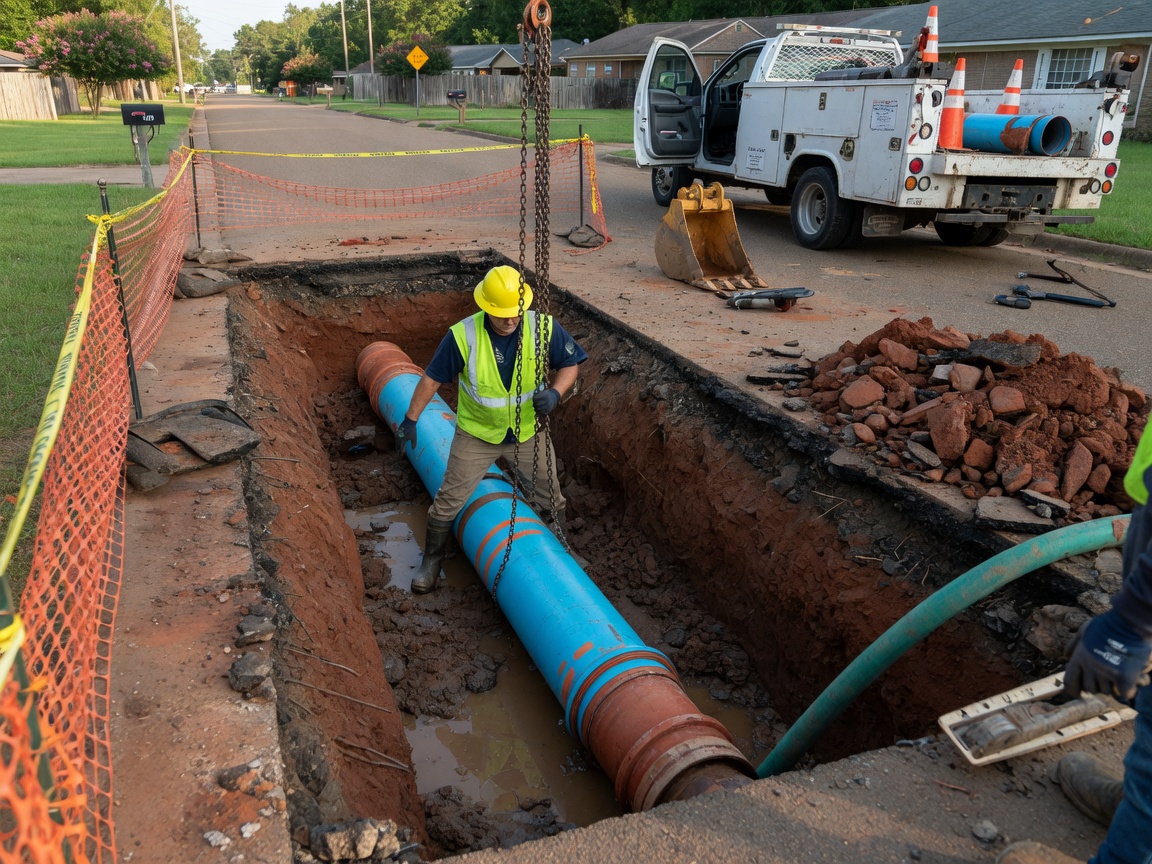 Sewer Line Repair in Greenbrook